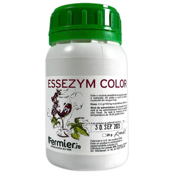 Enzime Essezym Color 100 gr (pentru struguri rosii, enzime extractie culoare) - Default Title
