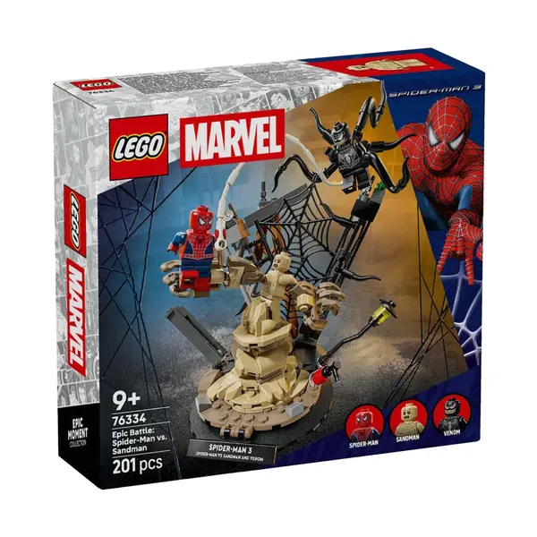 Epic battle: spiderman vs sandman