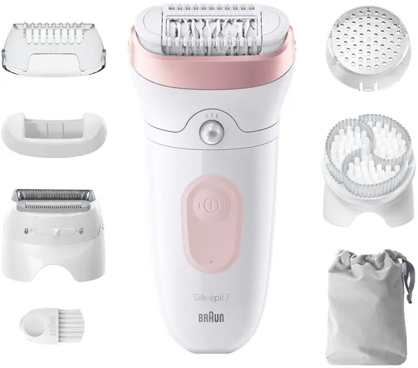 Epilator Braun - SE 7-060, 2 viteze, alb