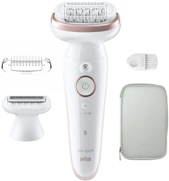 Epilator Braun - SES 9-030, 2 viteze, alb