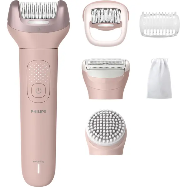 Epilator Philips Seria 9000 BRE718/00, Fara fir, Lumina LED, 2 setari viteza, Umed si uscat