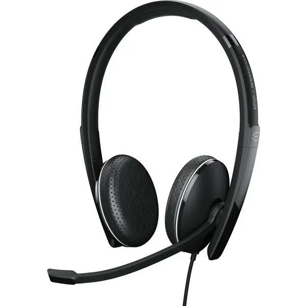 EPOS Casti cu fir, Epos Adapt 165T USB-C II, Model cu microfon, Pentru call center, Negru
