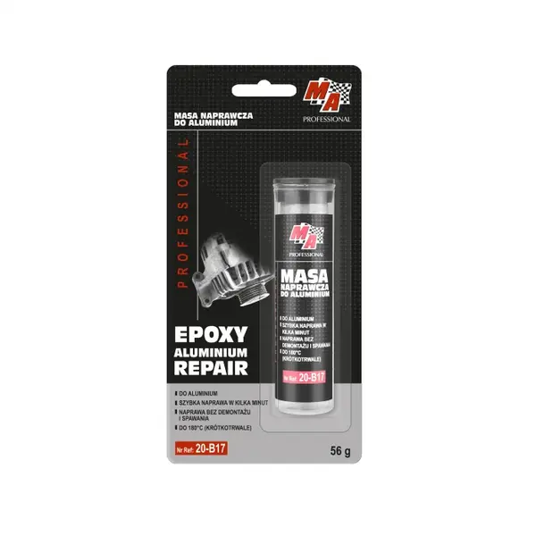 Epoxy Aluminium Repair - Chit reparare piese din aluminiu, baton bicomponent 56 g