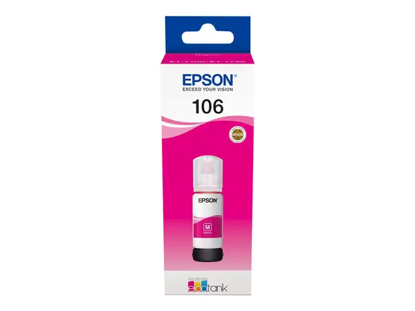 Epson 106 Magenta - C13T00R340, 70 ml, EcoTank ET 7700 ET 7750 L7160 L7180