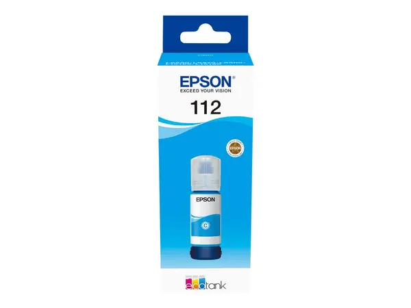 Epson 112 Cyan - Cerneala Originala EcoTank Pigment 70 ml (C13T06C24A)