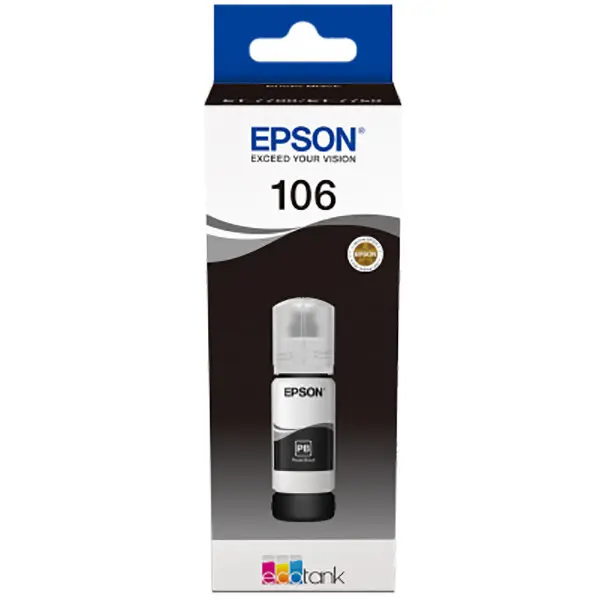 Epson CARTUS BLACK 106 C13T00R140 65 ML ORIGINAL EPSON L7160 CISS