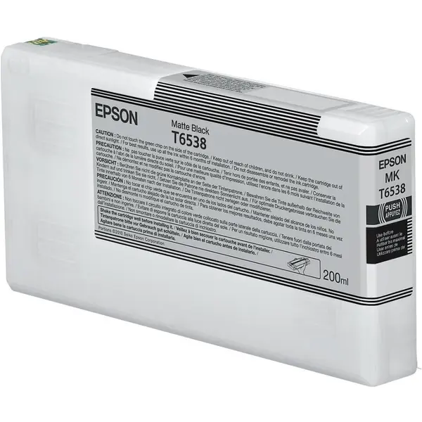 Epson Cartus cerneala Epson C13T65380N, Negru mat, 200 ml, Original, pentru Stylus Pro 4900