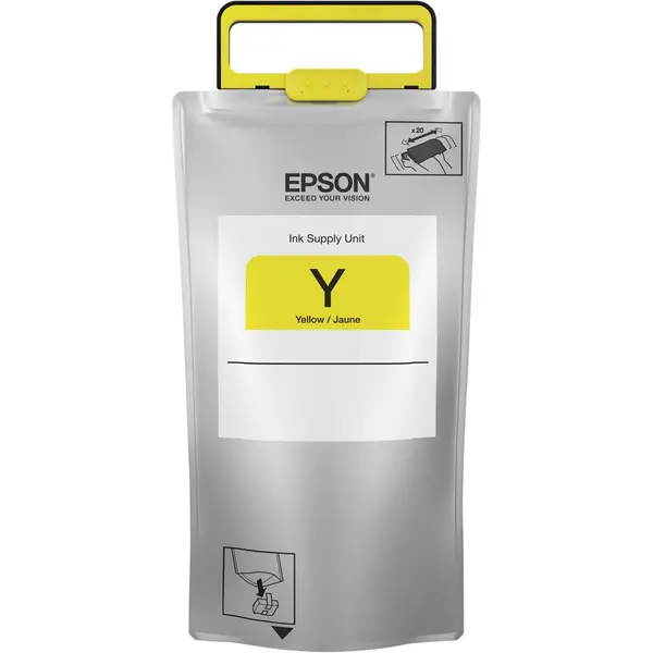 Epson Cartus cerneala Epson, WorkForce Pro WF-R8590, Galben, Original, Cerneala pe baza de pigment