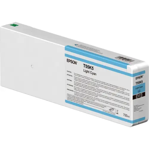 Epson Cartus Cerneala Original Epson Light T55K500, CYAN, 700ML, pentru Epson SC-P7/9000