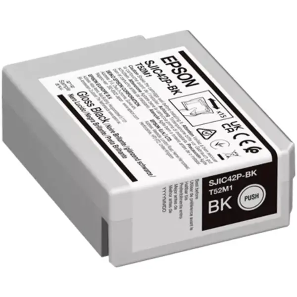 Epson Cartus Cerneala Original Epson SJIC42P-BK, Negru lucios, pentru Epson CW-C4000