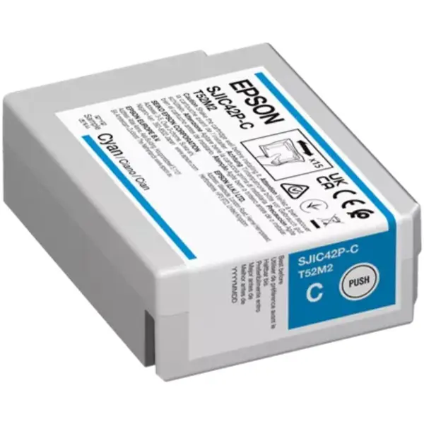 Epson Cartus Cerneala Original Epson SJIC42P-C, Cyan, 50 ml, pentru Epson CW-C4000