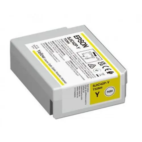 Epson Cartus Cerneala Original Epson SJIC42P-Y, Galben, 50 ml, pentru Epson CW-C4000
