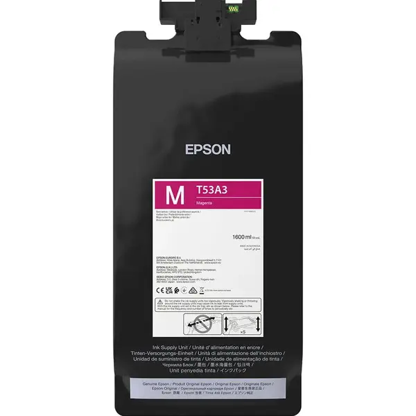 Epson Cartus Cerneala Original Epson T53A3, Magenta, 1600 ml, pentru Epson SC-T7700DL