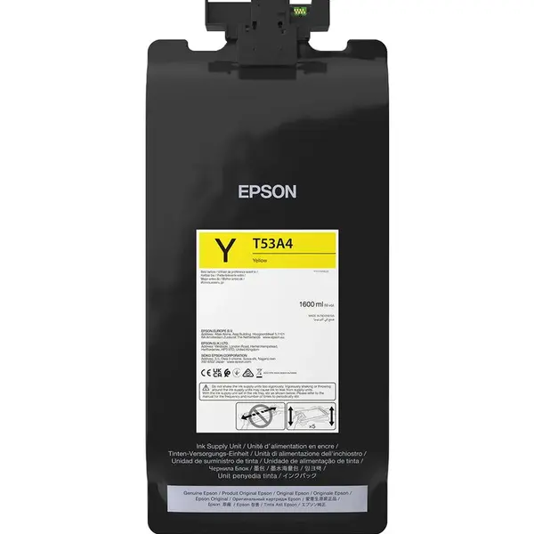 Epson Cartus Cerneala Original Epson T53A4, Galben, 1600 ml, pentru Epson SC-T7700DL