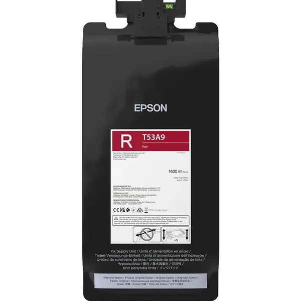 Epson Cartus Cerneala Original Epson T53A9, Rosu, 1600 ml, pentru Epson SC-T7700DL