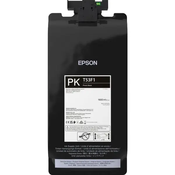Epson Cartus Cerneala Original Epson T53F1, Negru Foto, 1600 ml, pentru Epson SC-P8500DL