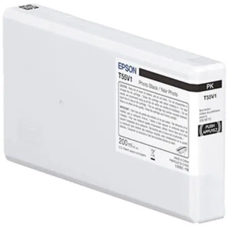 Epson Cartus Cerneala Original Epson T55W1, Negru Foto, 200ML, pentru Epson SC-P5300