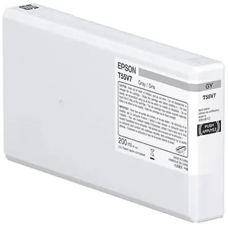 Epson Cartus Cerneala Original Epson T55W7, Gri, 200 ML, pentru Epson SC-P5300