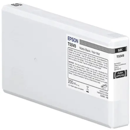 Epson Cartus Cerneala Original Epson T55W8, Negru Mat, 200 ML, pentru Epson SC-P5300