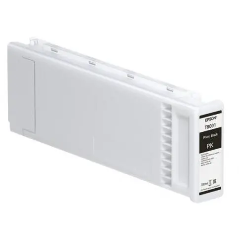Epson Cartus Cerneala Original Epson T8001, Negru Foto, 700 ml, pentru plottere profesionale Epson SC-P10000 / SC-P20000