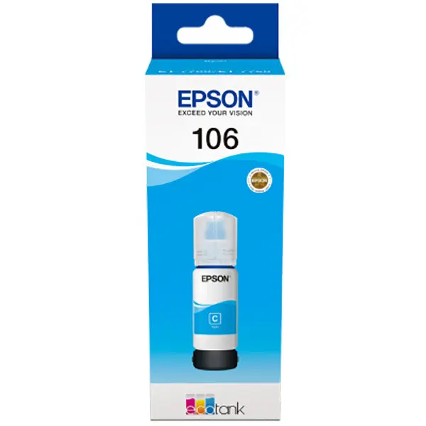 Epson CARTUS CYAN 106 C13T00R240 65 ML ORIGINAL EPSON L7160 CISS