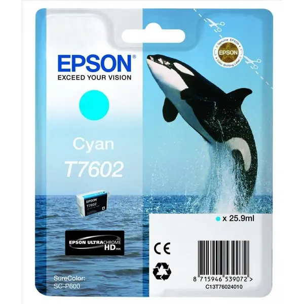 Epson CARTUS CYAN C13T76024010 25,9 ML ORIGINAL EPSON SURECOLOR SC-P600