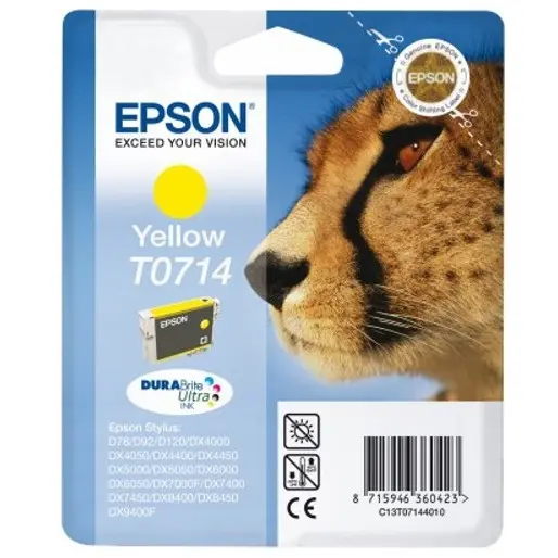 Epson Cartus Epson T0714 (C13T07144010), galben