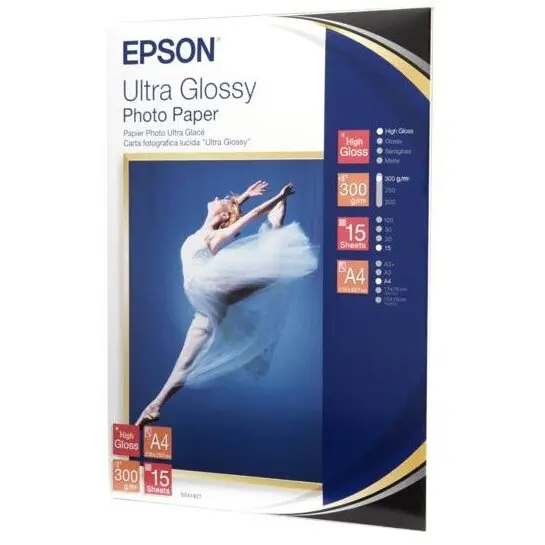 Epson Epson Hartie foto ultra lucios 300g A4 15 coli, C13S041927