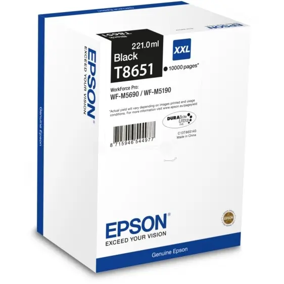 Epson EPSON T8651 BLACK INKJET CARTRIDGE