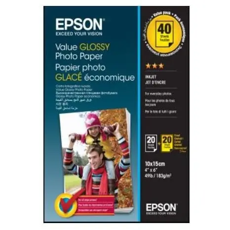 Epson Hartie foto glossy Epson 10x15 cm, 40 coli