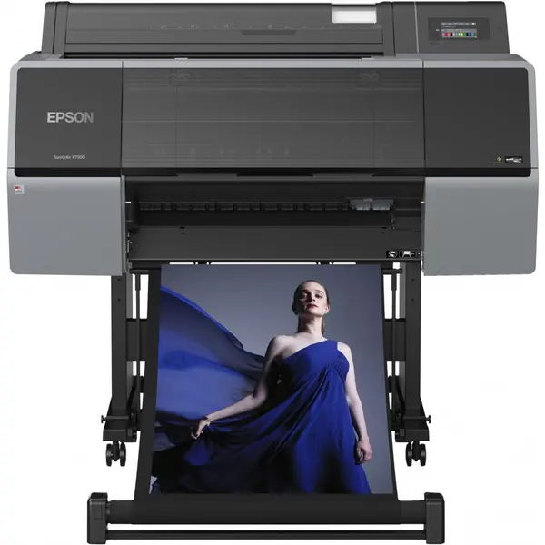 Epson Imprimanta Epson SureColor SC-P7500, plotter, 24,1440 x 720 DPI, USB, LAN, Negru-Gri