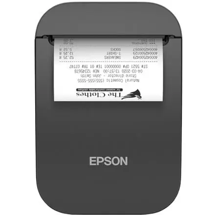 Epson Imprimanta mobila de chitante POS, Epson TM-P80II (131), 100mm/s 203 x 203 DPI, USB, Wi-Fi, NFC, Negru