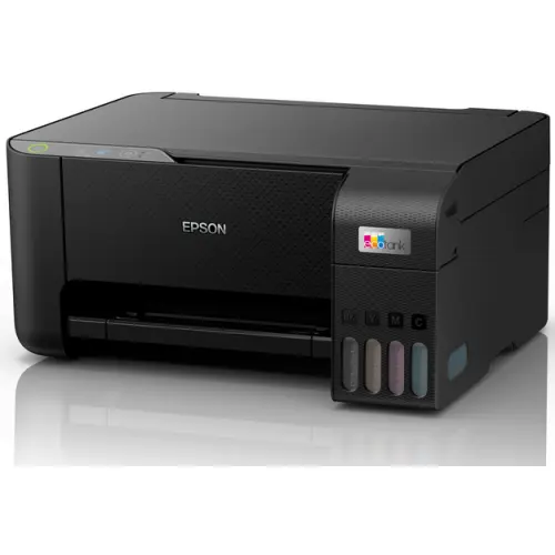 Epson Imprimanta Multifunctionala EPSON EcoTank L3230, InkJet Color, Imprimare Alb-Negru standard 10 ppm + Cerneala Epson 103 (C13T00S14A), Negru, 65 ml