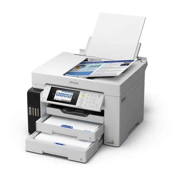 Epson Imprimanta multifunctionala inkjet color Epson L15180, A3, duplex, ADF, USB, Wi-Fi, 24 ppm