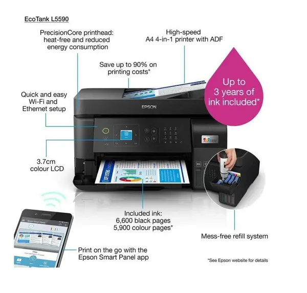 EPSON L5590 CISS COLOR INKJET MFP EPSON L5590 CISS COLOR INKJET MFP