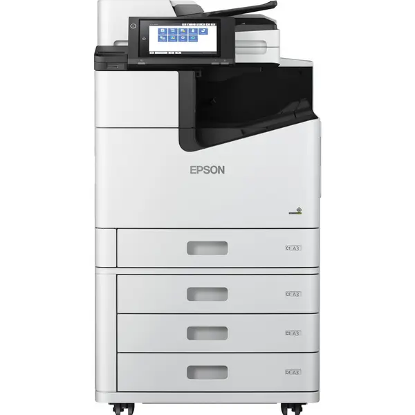 Epson Multifunctional inkjet color Epson WorkForce Enterprise WF-C21000 D4TW, A3 (297 x 420 mm), pana la 100 ppm (copiere) - pana la 100 ppm (imprimare) - 2350 coli - 33,6 Kbps - Giga, Alb-Negru