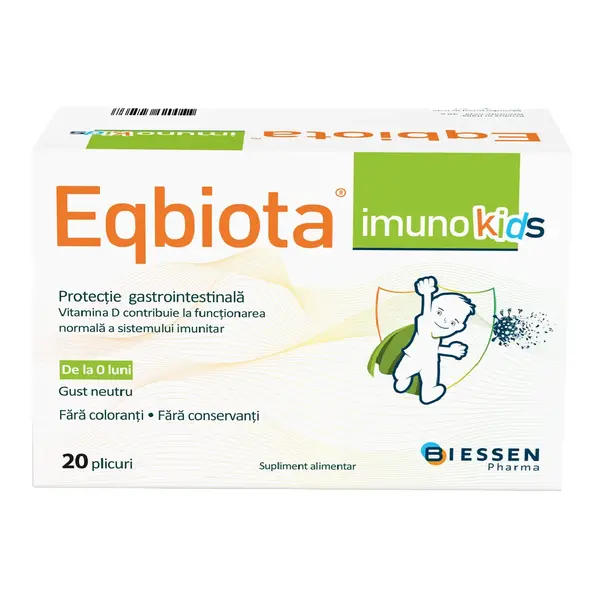 Eqbiota Imuno Kids, 20 plicuri, Biessen Pharma