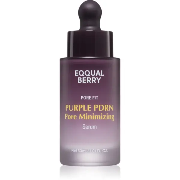 EQQUALBERRY Purple PDRN Pore Minimizing Serum ser pentru reducerea porilor pentru luminozitate si hidratare 30 ml