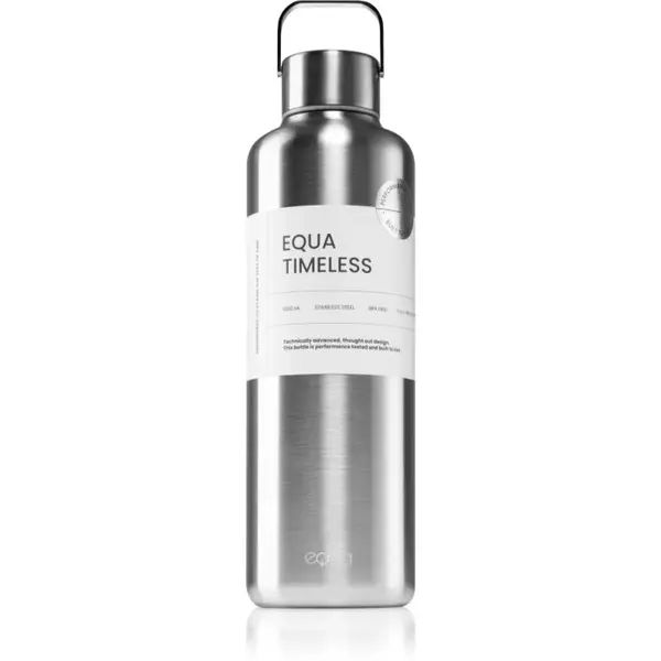 Equa Timeless sticlă inoxidabilă pentru apă culoare Steel 1 buc