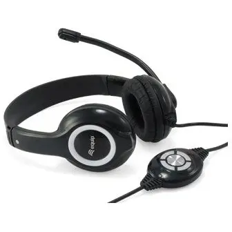 EQUIP Equip 245301 casca audio & casca cu microfon Casti Prin cablu Banda de fixare pe cap Apeluri/Muzica USB Tip-A Negru (KELEQU245301)