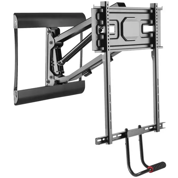 EQUIP Suport de perete reglabil Equip 650326, 43-70, 35 kg, inclinare/rotatie, negru
