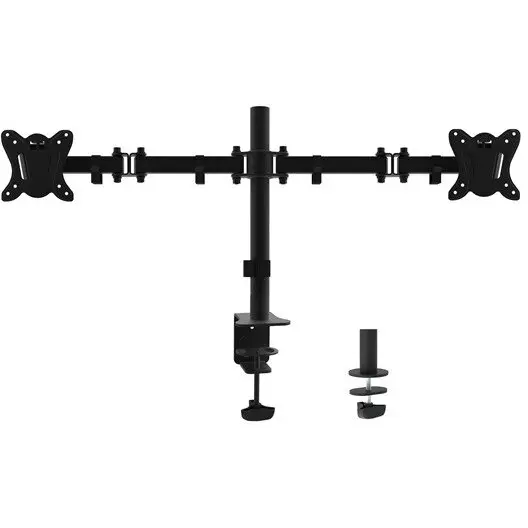 EQUIP Suport monitor desktop inclinabil Equip 650152, 13-27, 2 monitoare, negru