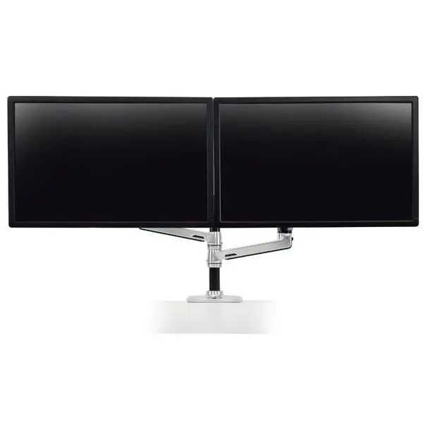 Ergotron Suport monitor Ergotron LX Dual Stacking Arm, 24, Pivot, Argintiu