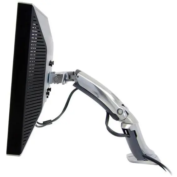 Ergotron Suport monitor pentru birou Ergotron MX 45-214-026, Pivot, Rotire 360, 13.6kg, Argintiu