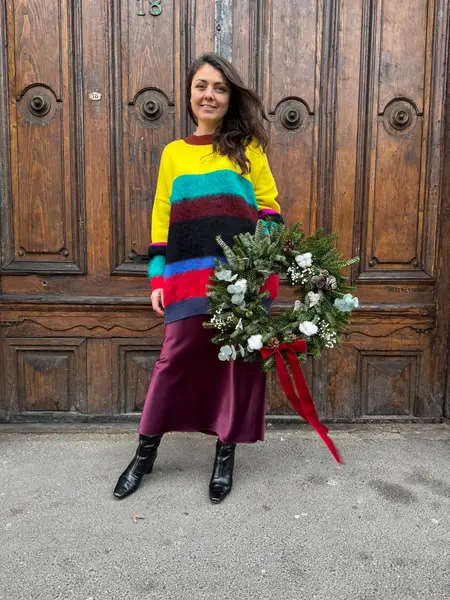 Eric Bompard Pulover Cașmir Rainbow - XL INTL