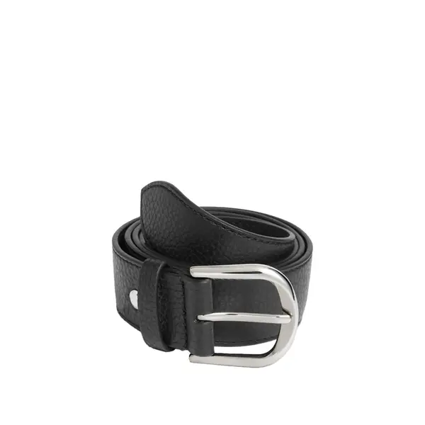 Erika belt grained leather noir M