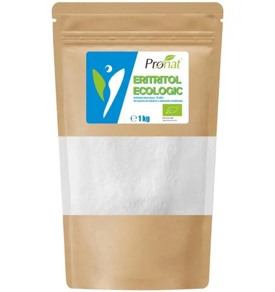 ERITRITOL BIO INLOCUITOR DE ZAHAR, 1KG