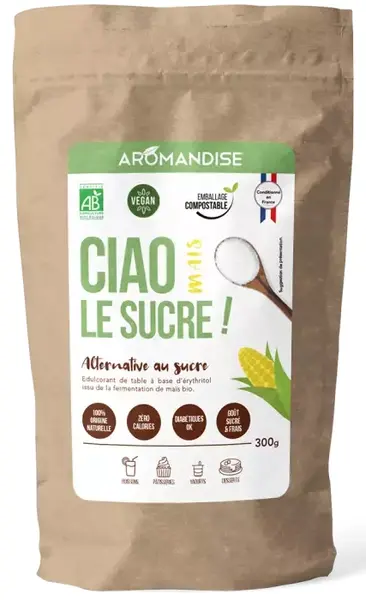 Eritritol din porumb, 300 g, Aromandise