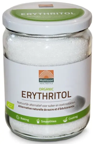 Eritritol organic, 400 g, Mattisson Healthstyle