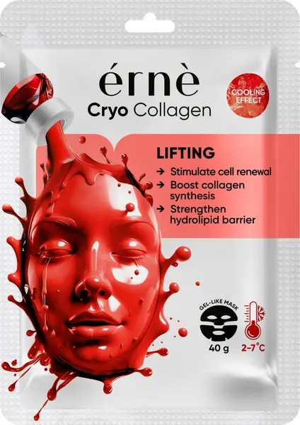Erne Mască de față cu efect de lifting Cryo Collagen, 40 g